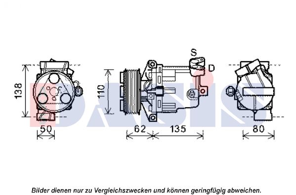 AKS DASIS Kompressor,kliimaseade 851924N